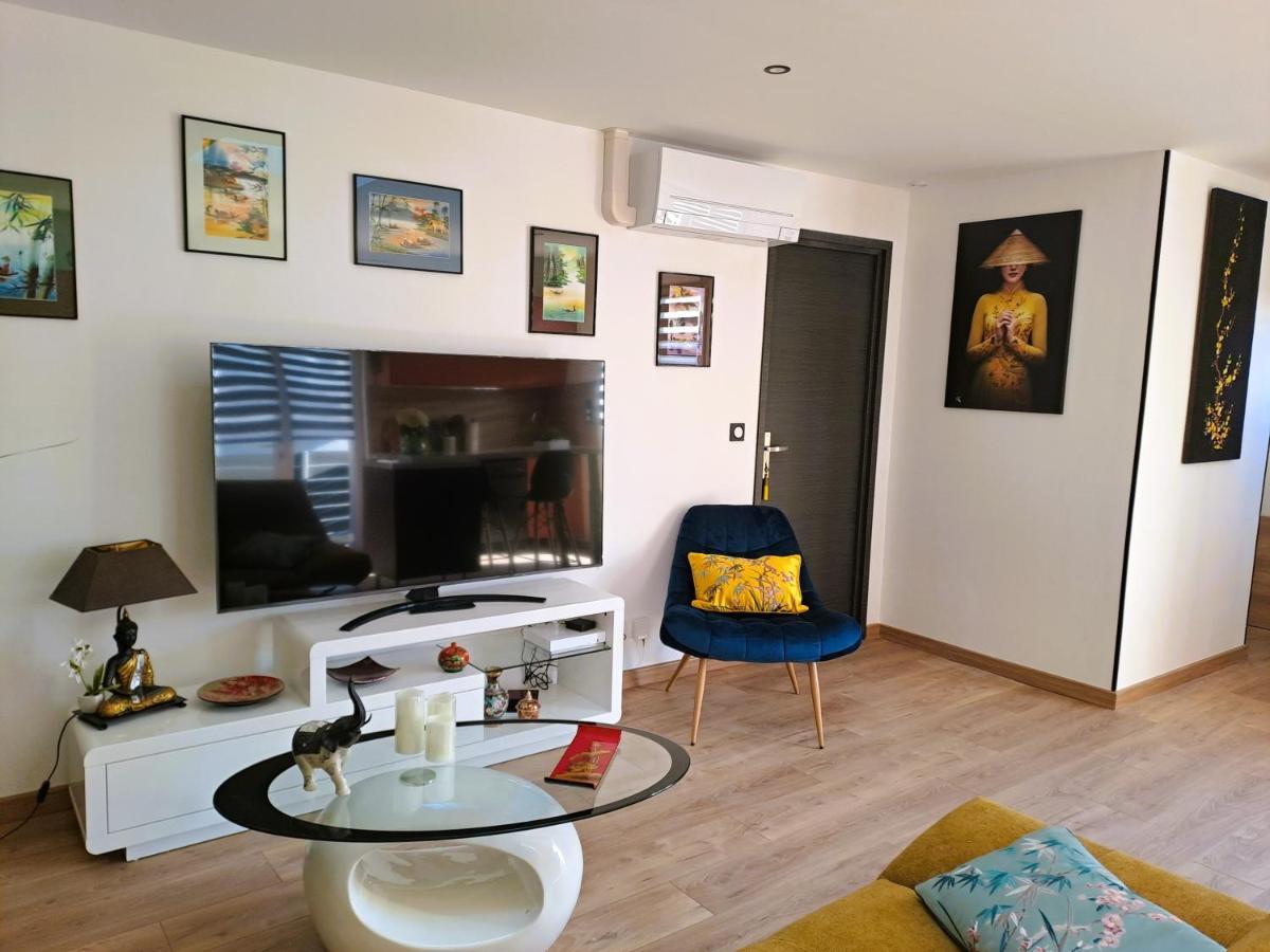 L"Indochine Apartment Perpignan Bagian luar foto